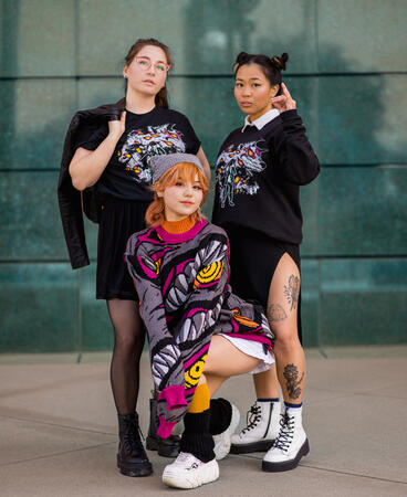 Aki Graphic- KaibanZero / Kon Sweater- Steady Hands Collab